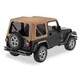 Bestop 79139-37 Sailcloth Soft Top Spice Full w/o Door Skins For 97-02 Jeep TJ
