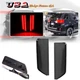 Smoke Lens Rear Bumper Reflector LED Tail Brake Lights For 2016 2017 GMC Terrain