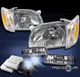 FOR 2001-2004 TOYOTA TACOMA CHROME HEAD LIGHTS W/CORNER+BUMPER SIGNAL+8K HID KIT FOR 2001-2004 TOYOTA TACOMA CHROME HEAD LIGHTS W/CORNER+BUMPER SIGNAL+8K HID KIT