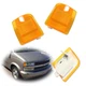 Amber Front Corner Parking Side Marker Lamps Pair For 1995-2005 Chevy Safari Van