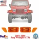Set Of 4 Front Signal Lamp & Side Marker Lights For 2001-2006 Jeep Wrangler (TJ)