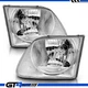 For 97-03 Ford F150 Expedition Lightning Style Crystal Chrome Headlight Set+Bulb