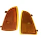 Pair Set of 2 Corner Lights Lamps  Left-and-Right for Chevy S10 Pickup Chevrolet