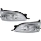 Halogen Headlight Set For 1995-1996 Toyota Camry Left & Right w/ Bulbs Pair