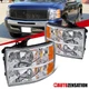 Fit 2007-2014 Chevy Silverado 1500 2500HD Headlights Factory Headlamp Left+Right Fit 2007-2014 Chevy Silverado 1500 2500HD Headlights Factory Headlamp Left+Right