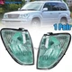 1 Pair Front Bumper Turn Signal Light Side Corner Lamp For Lexus LX470 1998-2007