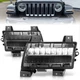 ANZO LED Side Markers Chrome Housing Smoke Lens w/ for 2018-2021 Jeep Wrangler 