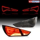 LED Tail Lights DRL For 2011-2014 Hyundai Sonata 6th Gen w/Sequential Rear Brake