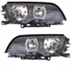 For 99 00 01 3-Series Sedan/Wagon Headlight Headlamp Head Light w/Bulb SET PAIR