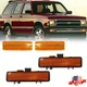 4X Amber Corner & Signal Marker Light For 83-94 Chevy Blazer 82-93 Chevrolet S10