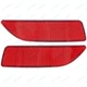 L&R Rear Bumper Side Marker Reflector Panel t Fits For Lexus CT200h 2011-2017