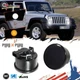 Smoked Lens White/Amber LED Turn Signal&DRL Light For 2007-2017 Jeep Wrangler JK