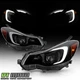 For 2012-2015 Subaru Impreza Crosstrek Black Smoke LED Tube Projector Headlights
