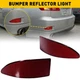 2X Rear Reflector Bumper Red Left+Right Side Red For 2006-2013 IS250 Lexus IS350