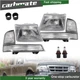 LED Strip Headlights+Corner Bumper Signal Lamps For Ford Ranger 1998 1999 2000