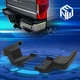 For 17-22 Ford F-250 F-350 Super Duty Textured Black Rear Bumper End Caps Pair