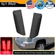 2x Smoked Rear Bumper Reflector LED Marker Brake Lamps For 2016 2017 GMC Terrain