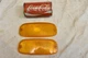 2 Vintage 1958 1959 Chevy Pickup Guide Amber Light Lens FIA 58 Original