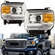 Headlights For 2014-2018 GMC Sierra 1500 15-19 2500 3500HD Projector W/LED DRL