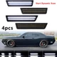 For 2008-2014 Dodge Challenger Dynamic Front Rear Bumper LED Side Marker Lights