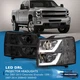 For 07-13 Chevy Silverado 1500 2500 LED DRL Bar Tube Projector Headlights Smoke For 07-13 Chevy Silverado 1500 2500 LED DRL Bar Tube Projector Headlights Smoke