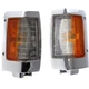 For 1990-1997 Nissan Pickup Pair Front Side Marker Lights Driver & Passenger
