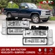 Clear LED DRL Head Lights +Corner Bumper For 1994-98 GMC C1500 K1500 C2500 K2500