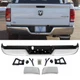Chrome Rear Step Bumper Assembly for 2009-2018 Dodge RAM 1500 No Sensor Holes Chrome Rear Step Bumper Assembly for 2009-2018 Dodge RAM 1500 No Sensor Holes
