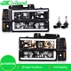 Fit For 88-98 Chevy GMC Sierra C/K Silverado Black LED Tube Headlights Headlamp