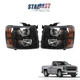 For 2007-2014 Chevy Silverado 1500 2500/3500HD Headlights Halogen Left+Right For 2007-2014 Chevy Silverado 1500 2500/3500HD Headlights Halogen Left+Right