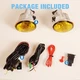 Fog Lights For 03-08 Toyota Matrix Pontiac Vibe Yellow Lens Bumper Lamps Pair