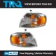 TRQ Corner Marker Light Set Fits 1998-2002 Chevrolet Prizm