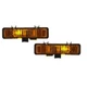 For Chevy S10 Blazer 1990-1994 Turn Signal Lights Driver And Passenger Side Pair