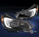 For 2012-2015 Subaru Impreza Crosstrek LED Tube Projector Headlights Lamp Black