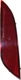 CAPA For 2018-2019 Sonata Bumper Reflector Rear, Right Red Plastic HY1185121C