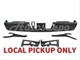 For 10-12 Dodge Ram 25 3500 Rear Bumper Black Face Bar Bracket Brace W/O Sensor For 10-12 Dodge Ram 25 3500 Rear Bumper Black Face Bar Bracket Brace W/O Sensor