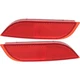 For Subaru Crosstrek Bumper Reflector 2016 2017 Driver Passenger Pair/Set Rear