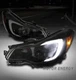 For 12-15 Subaru Impreza Crosstrek LED Tube Projector Headlight Lamp Black/Smoke