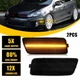 For 2010-14 VW MK6 Volkswagen Golf/GTI Front Side Marker Amber LED Signal Lights