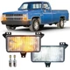 NJSBYL OEM-Style LED Front Turn Signal Light for 1983-1986 C10 K10 C20 K20 C3...