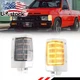 2X Clear Amber LED Corner Side Marker Signal Lights For 90-97 Nissan D21 Pickup