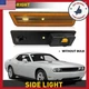 OE-Style Amber Lens Front Bumper Side Marker Lights Fit 2008-14 Dodge Challenger