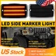 For 1997-2006 Jeep Wrangler Smoke TJ Amber Side Light Fender Marker Accessories