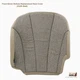 2001 2002 Chevy Silverado 1500 1500HD Work Truck Driver Bottom Cloth Cover TAN