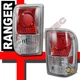1993-1997 Ford Ranger XL XLT STX Pickup Chrome Tail Lights 1 Pair 