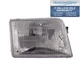 Headlight Ford Ranger 93-97 Halogen Right Passenger Side Chrome Housing Headlamp