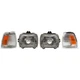Halogen Headlight Kit For 1992-1995 Toyota Pickup Left and Right 2WD 4pc