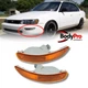 For 1993-1997 Toyota Corolla Front Bumper Light Yellow Signal Lamp Left+Right