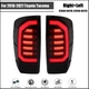 Pair Tail Lights Fit For Toyota Tacoma 2016-2021 Outer Rear Lamps LH+RH LED Red