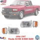 Front Headlight + Corner Light Left & Right Side For 1994-1997 Mazda B2300 B3000